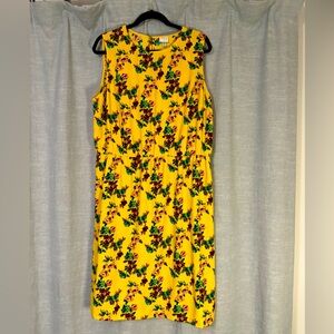 A New Day Yellow Floral Dress